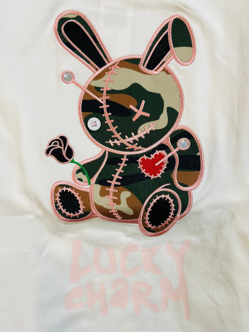 BKYS Kids 'Lucky Charm' T-Shirt (Off White) T934B/T - Fresh N Fitted Inc