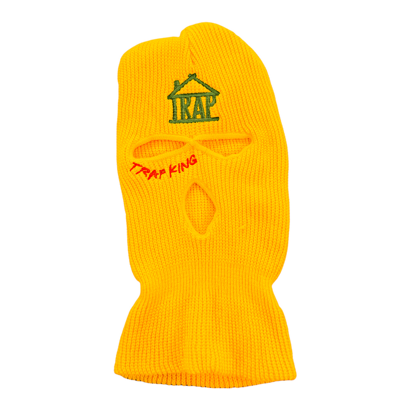 MUKA Trap King Ski Mask (Deep Yellow) MUSK2113 - Fresh N Fitted Inc