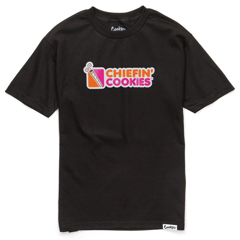 Cookies 'Chiefin Cookies' T-Shirt (Black) 1556T5708 - Fresh N Fitted Inc