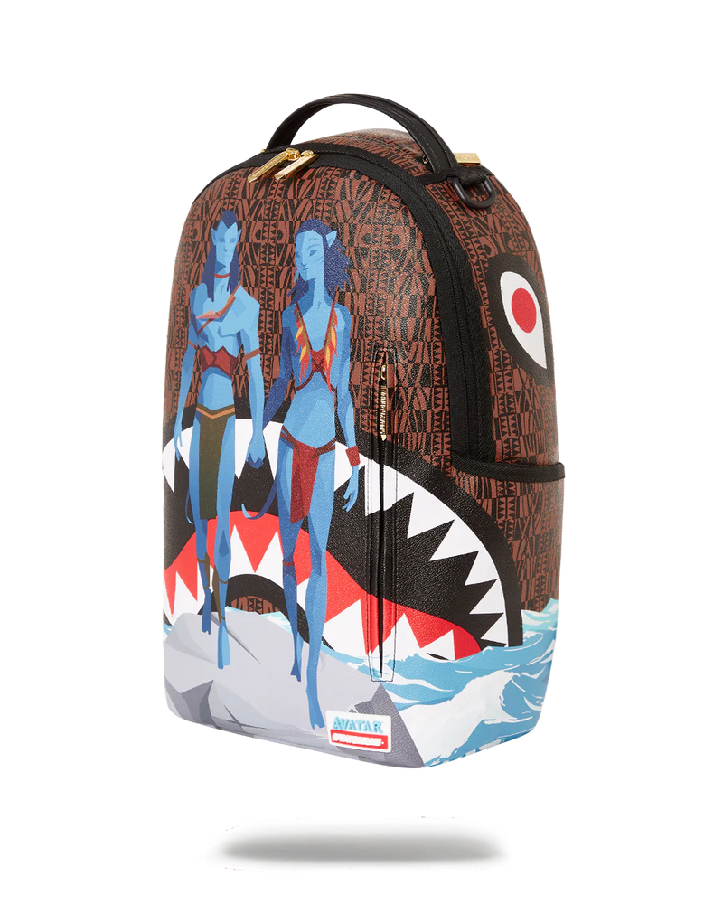SPRAYGROUND 'Avatar Jake and Neytiri' Backpack (Black/Blue) B5193