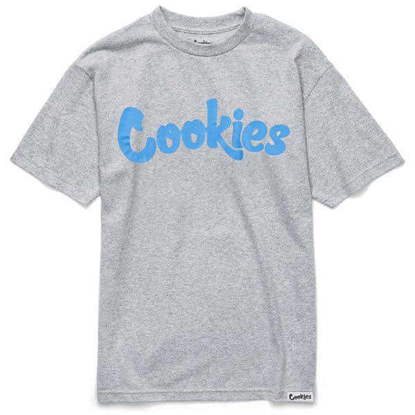 Cookies 'Original Mint' T-Shirt (Heather Grey/Carolina Blue) - Fresh N Fitted Inc