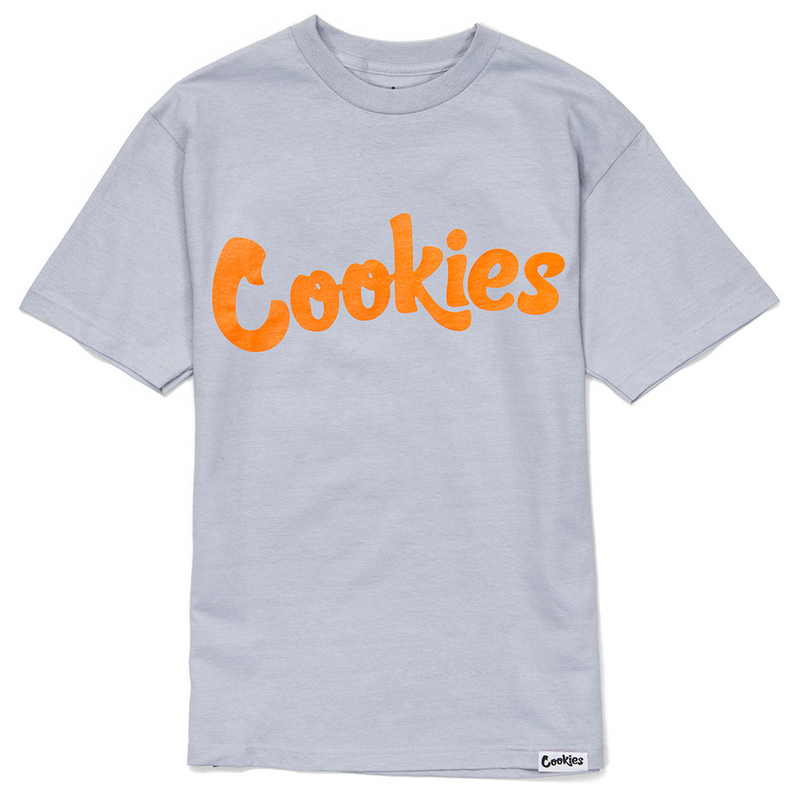 Cookies 'Original Mint' T-Shirt (Silver/Orange) - Fresh N Fitted Inc