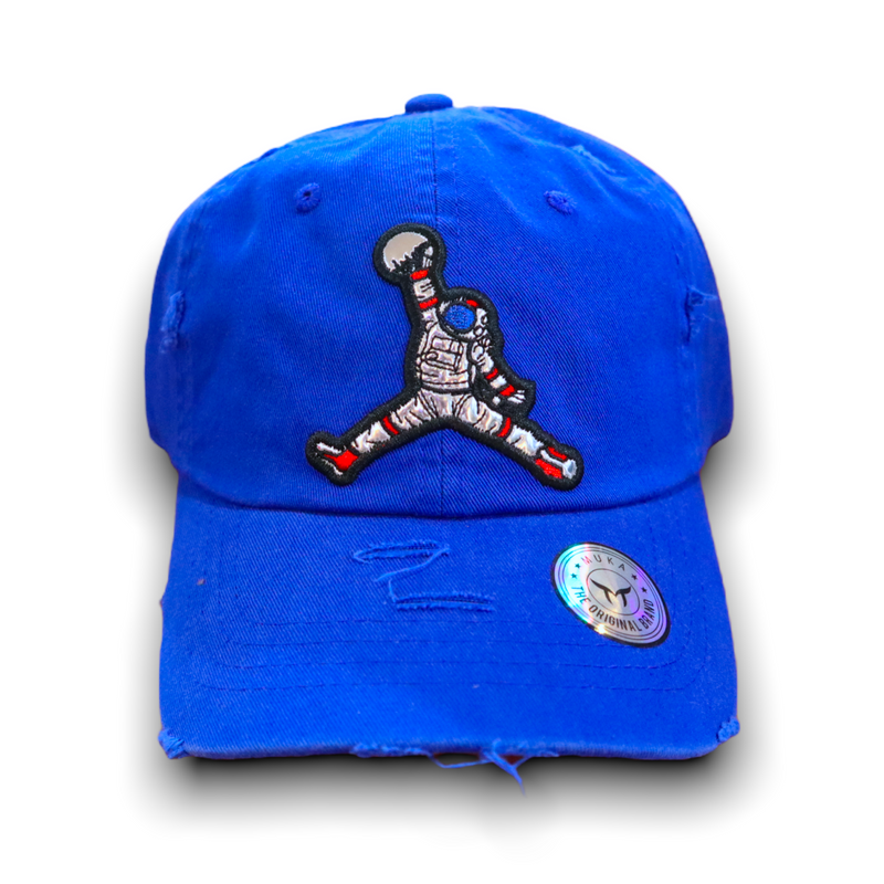 'Space Air' Dad Hat (Royal) MUD2120 - Fresh N Fitted Inc