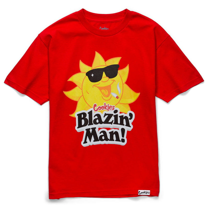 Cookies 'Blazin Man' T-Shirt (Red) 1556T5713