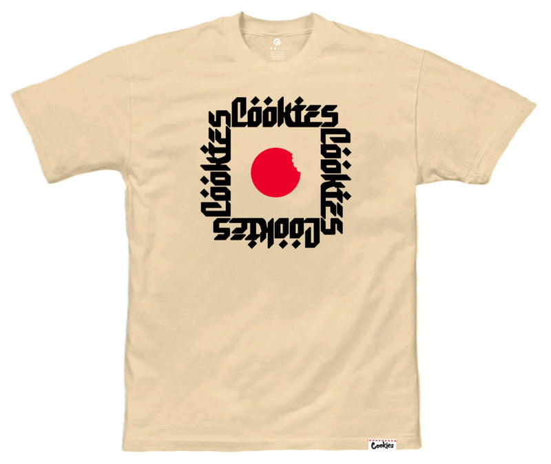Cookies 'Square Circle C-Bite’ T-Shirt (Cream) 1560T6409 - Fresh N Fitted Inc