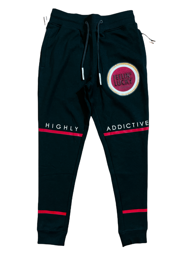 Civilized 'Feeling Lucky' Joggers (Black) CV1211 - Fresh N Fitted Inc