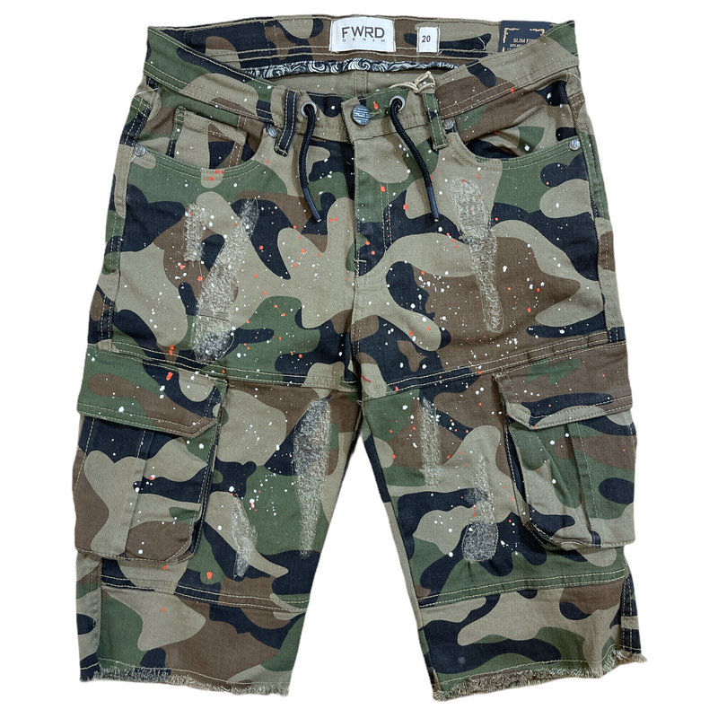 FWRD Kids Camo Cargo Shorts (Camo) 22516K - Fresh N Fitted Inc
