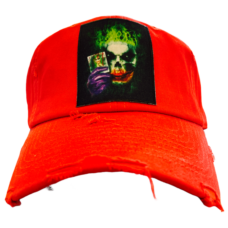 'Joker' Dad Hat (Red) - Fresh N Fitted Inc