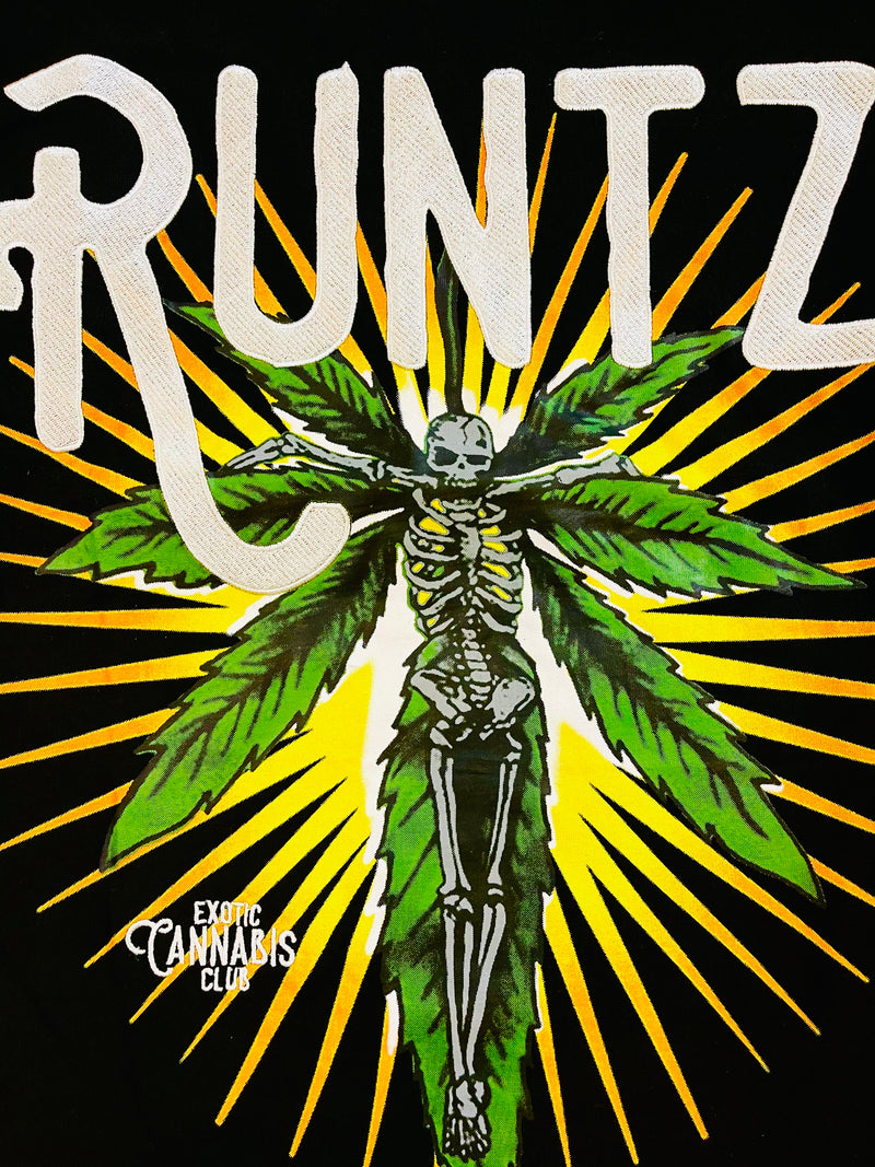 Runtz 'Exotic Cannabis Club' T-Shirt (Black) 40180-BLK - Fresh N Fitted Inc