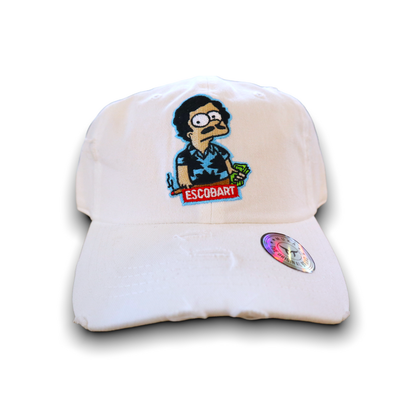 'Escobart' Dad Hat (White) MUD2110