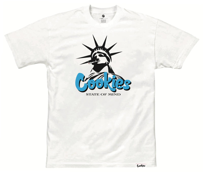 Cookies 'State Of Mind’ T-Shirt (White) 1560T6413 - Fresh N Fitted Inc