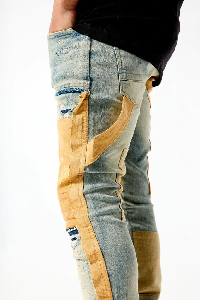 Sean Stacked - Forest Hills Denim (Ice Antique) JSF250 - Fresh N Fitted Inc