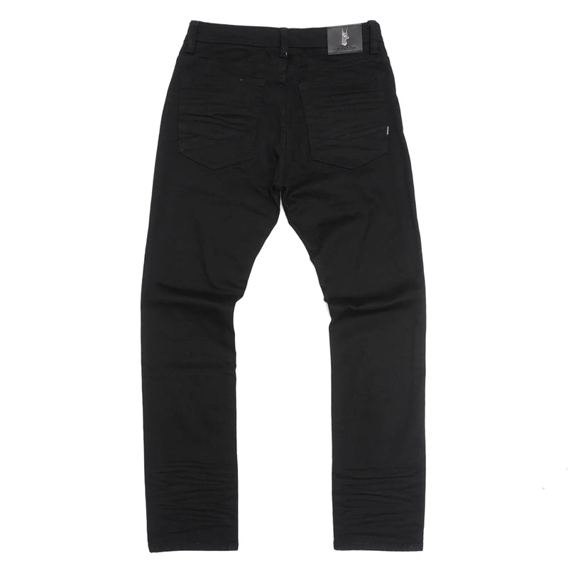 Makobi 'Montego' Jeans (Black/ Black) M1903 - Fresh N Fitted Inc