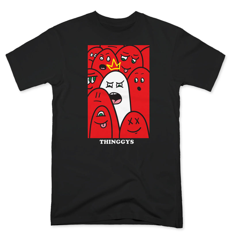 Thinggys "Mad King" T-Shirt (Black) - Fresh N Fitted Inc