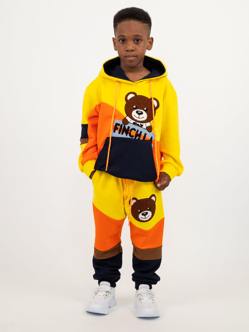 Finch LA Kids 'Teddy Bear' Joggers (Yellow) C-5009 - Fresh N Fitted Inc