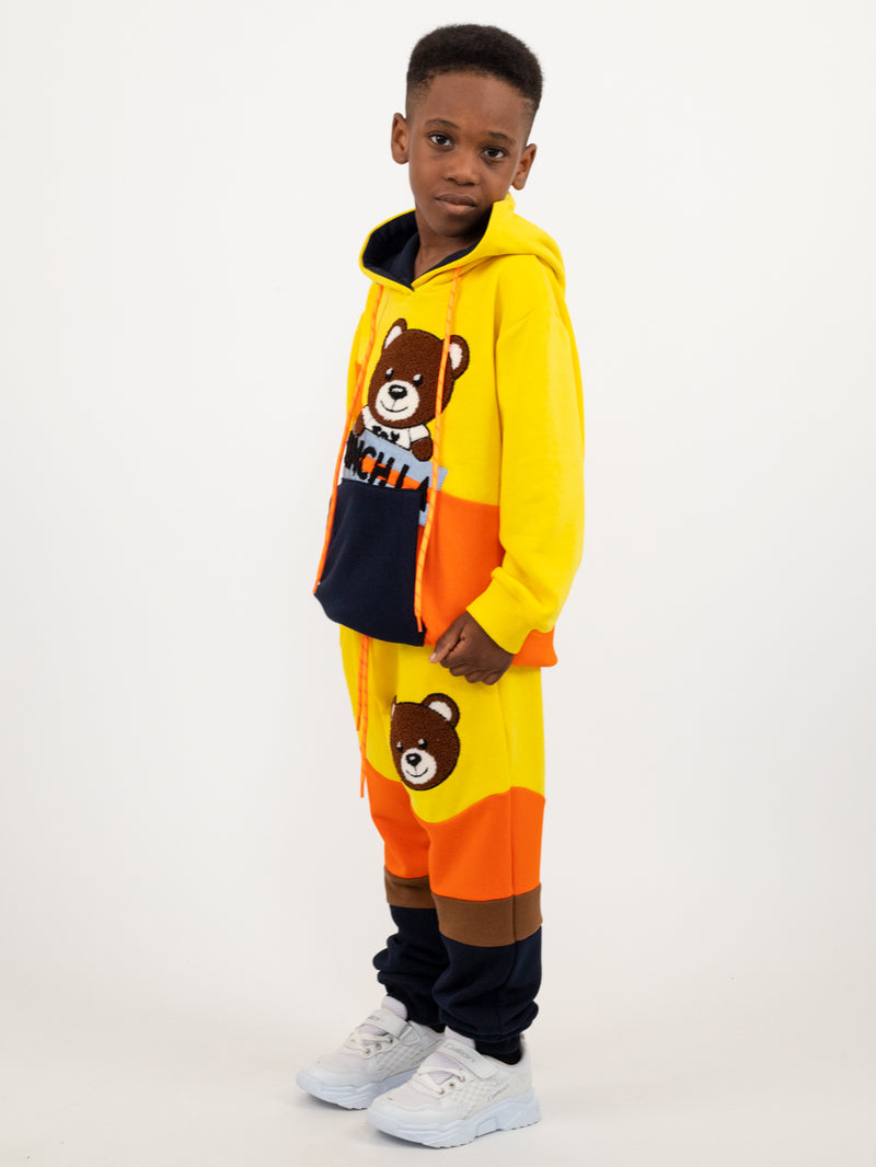 Finch LA Kids 'Teddy Bear' Joggers (Yellow) C-5009 - Fresh N Fitted Inc