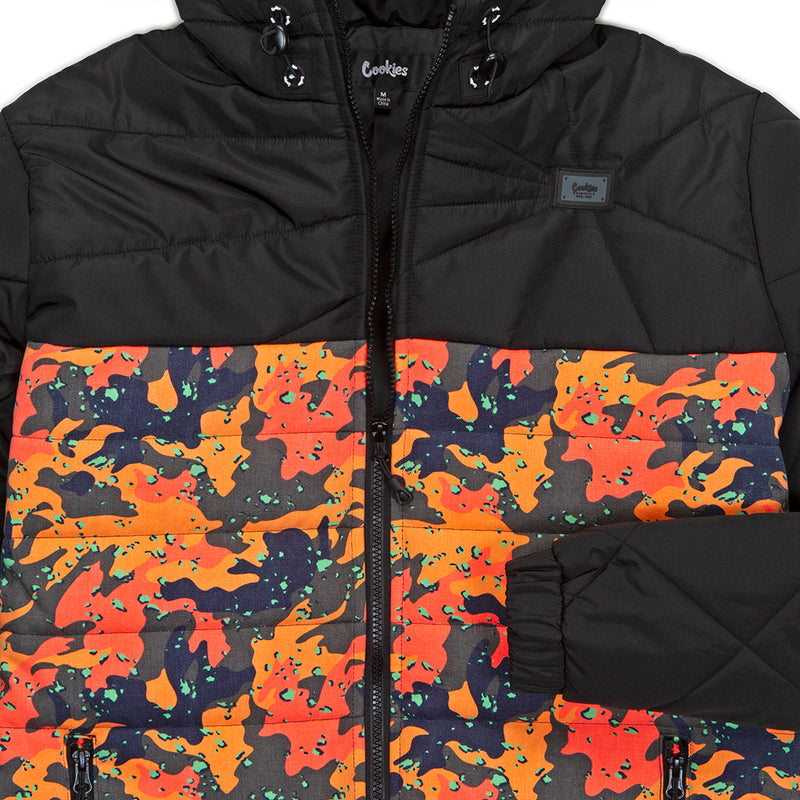 Cookies 'Mendocino' Quilted Hooded Jacket (Black) 155505515 - Fresh N Fitted Inc