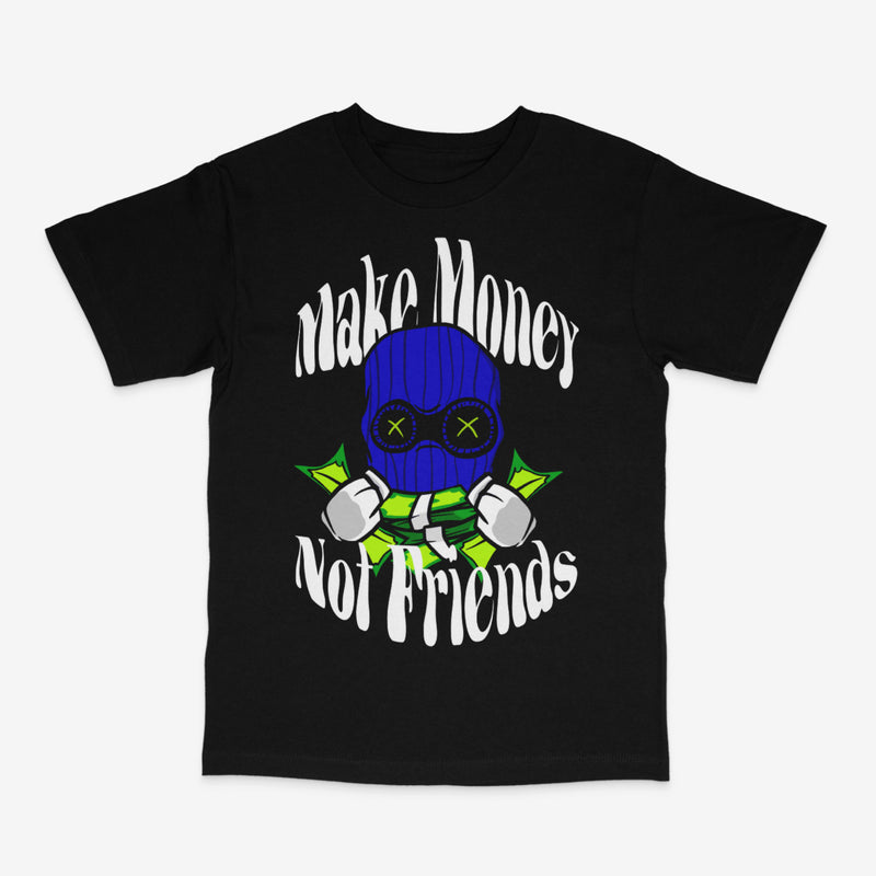 High Grade Co 'Make Money Not Friends' Tee In (Black) - Fresh N Fitted Inc