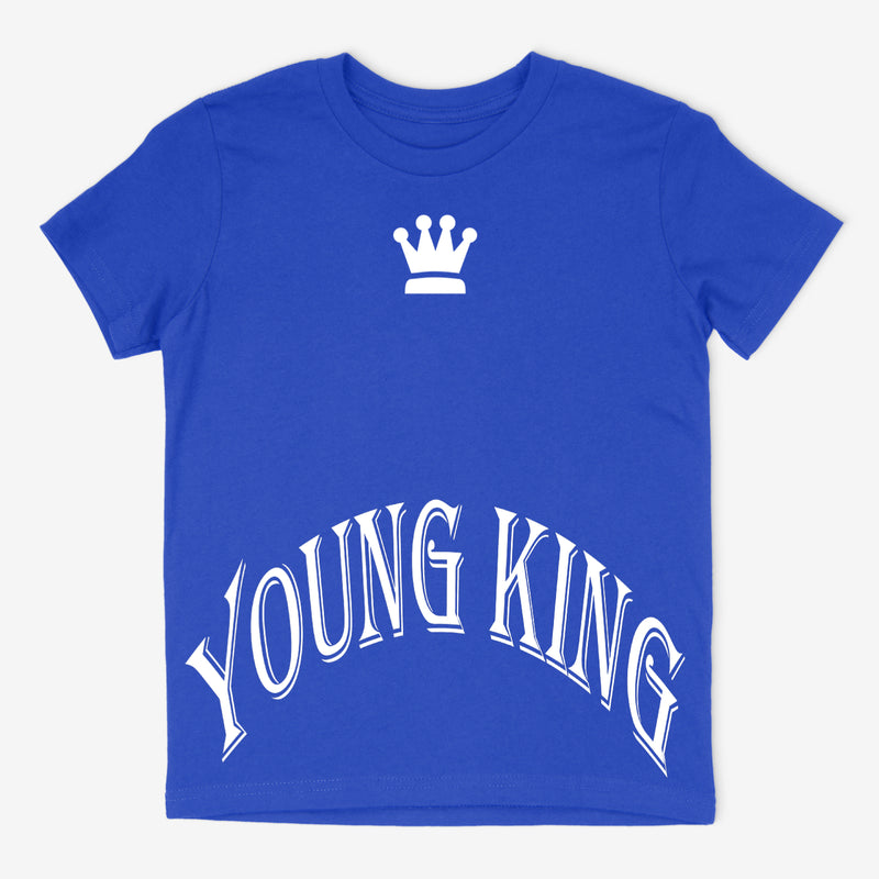 Young King Co "Royal" Kids Tee (Royal Blue) - Fresh N Fitted Inc