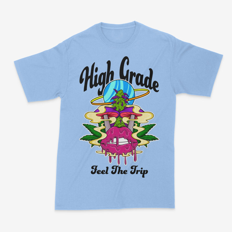 High Grade Co 'Feel The Trip' Tee In (Light Blue) - Fresh N Fitted Inc