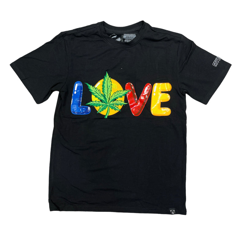 Civilized 'Love' T-Shirt (Black) CV1406 - Fresh N Fitted Inc