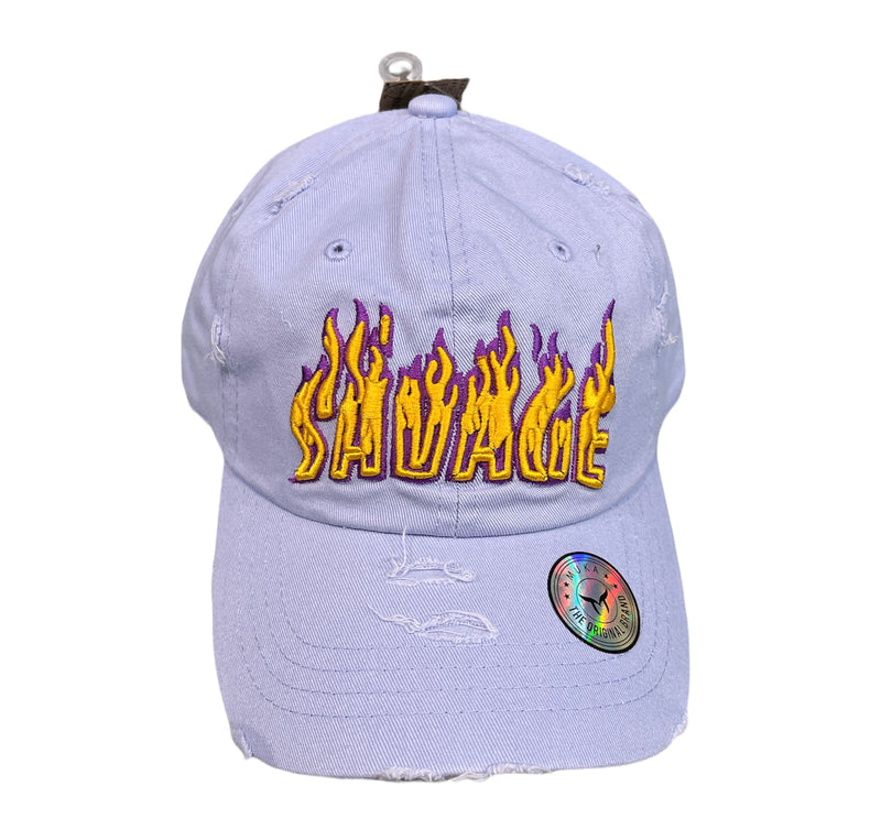'Fire Savage' Dad Hat (Lavender) MUD2125 - Fresh N Fitted Inc