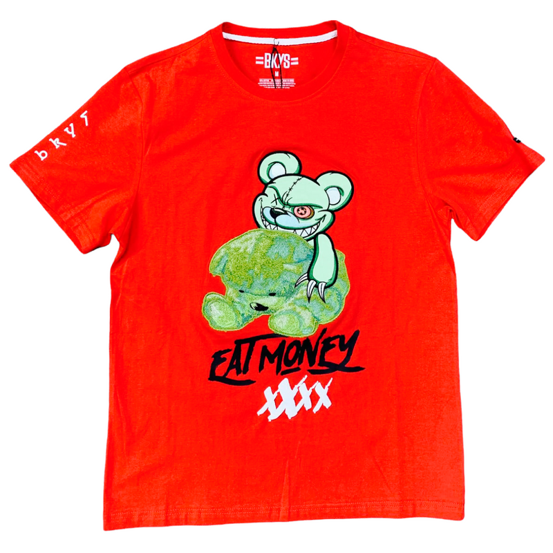 BKYS 'Eat Money' T-Shirt (Red) T439 - Fresh N Fitted Inc