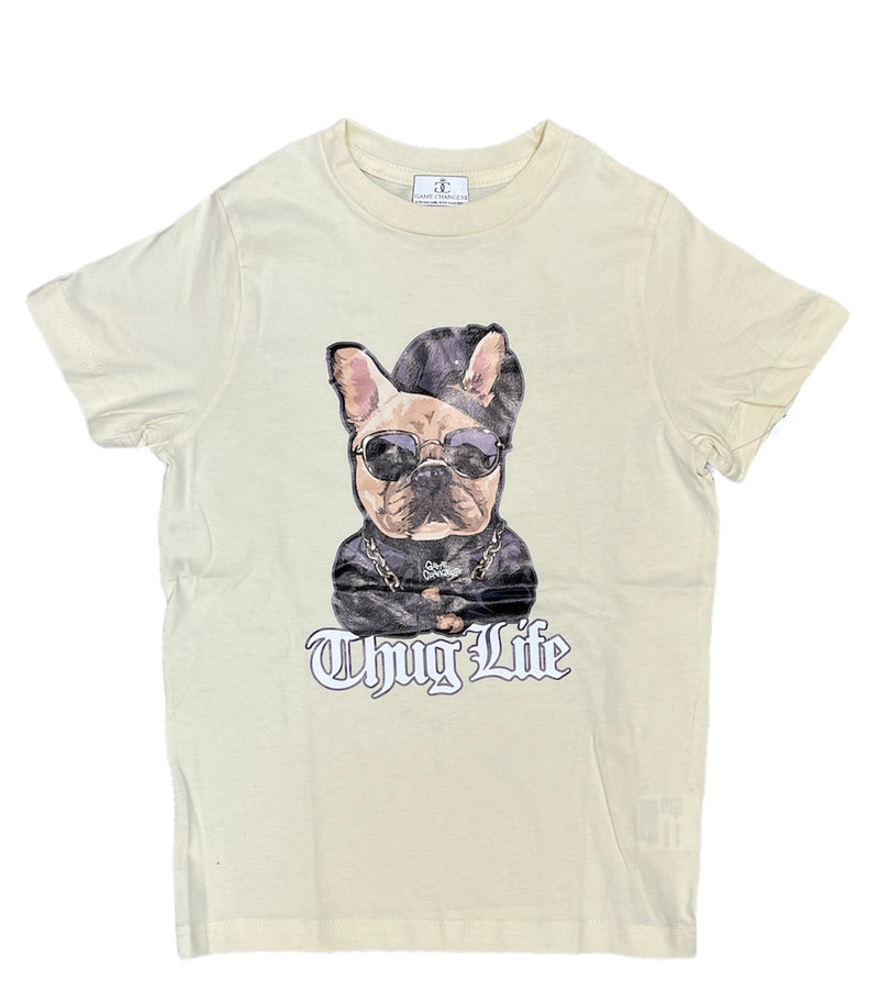 Game Changers Kids 'Thug Dog' T-Shirt (Tan)