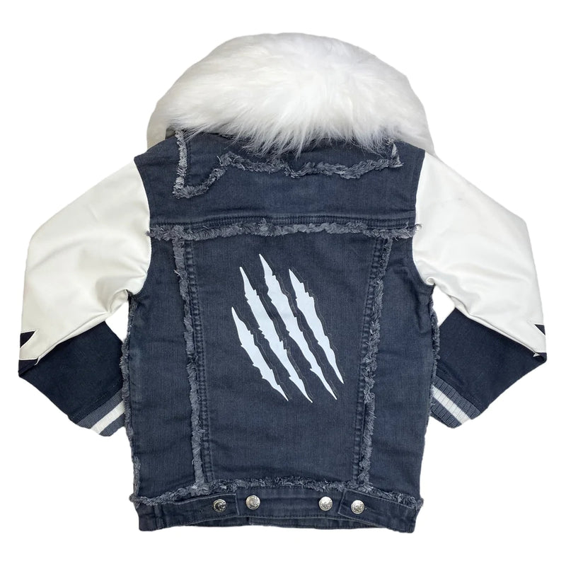 Elite Denim Kids Denim Jacket (Arctic Grey) 644 T1-JR K/YB - Fresh N Fitted Inc