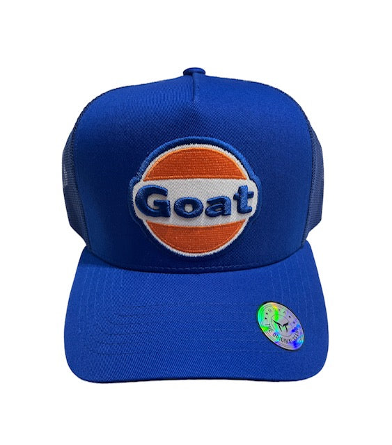MUKA 'Goat' Mesh Trucker Hat (Royal) MUM2244