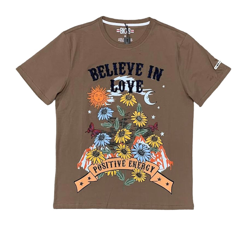 BKYS 'Believe In Love' T-Shirt (Wood) T619 - Fresh N Fitted Inc