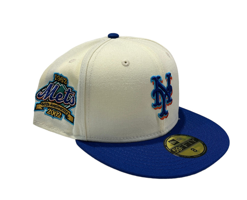 NEW ERA 59Fifty 'New York Mets' Fitted (White/Blue w Green Under Brim)
