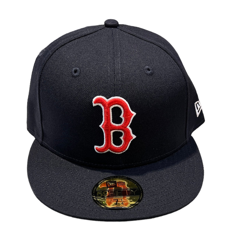 NEW ERA 59Fifty 'Boston Red Sox' Fitted (Navy/Red) - Fresh N Fitted Inc