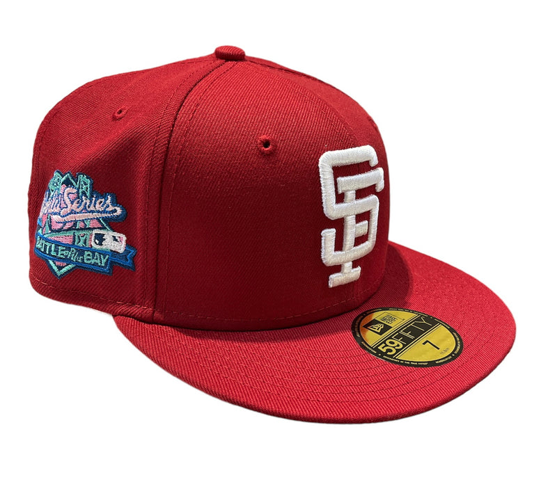 NEW ERA 59Fifty 'San Francisco Giants' Fitted (Red w Bright Red Under Brim) - Fresh N Fitted Inc