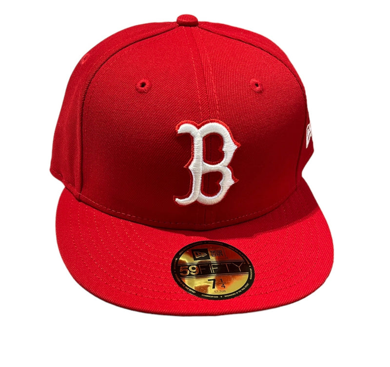 NEW ERA 59Fifty 'Boston Red Sox' Fitted (Red w Gray Under Brim) - Fresh N Fitted Inc