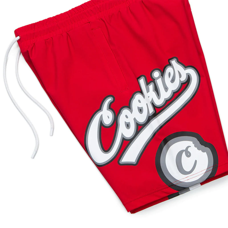 Cookies 'Puttin in Work' BoardShorts (Red) 1558B6111 - Fresh N Fitted Inc