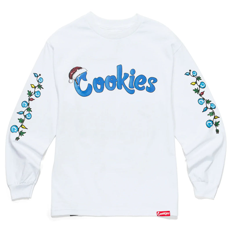 Cookies 'Santa Cappin' L/S Tee (White) 1562T6516 - Fresh N Fitted Inc