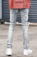 KDNK Rip and Repair Denim (Blue) KND4358 - Fresh N Fitted Inc