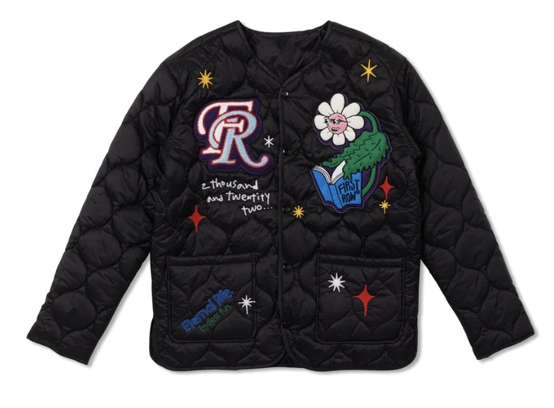 First Row 'Sunshine' Quilted Liner Jacket (Black) FRJ2016 - Fresh N Fitted Inc