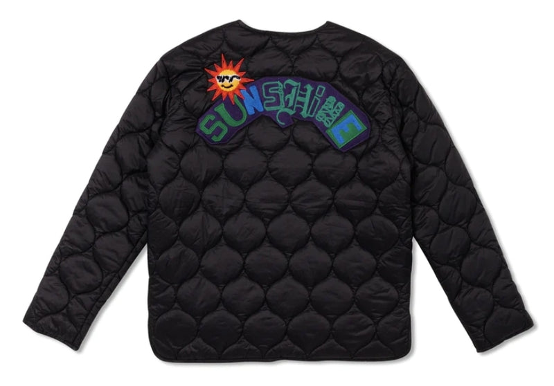 First Row 'Sunshine' Quilted Liner Jacket (Black) FRJ2016 - Fresh N Fitted Inc