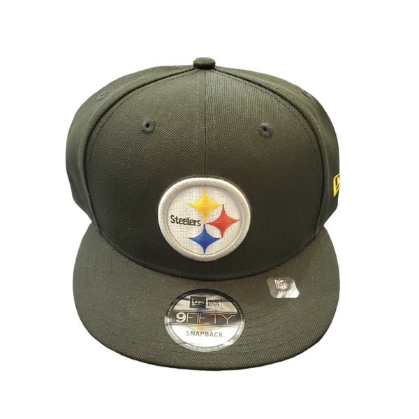 NEW ERA 'Pittsburgh Steelers' 9Fifty Snap Back Hat (Black)