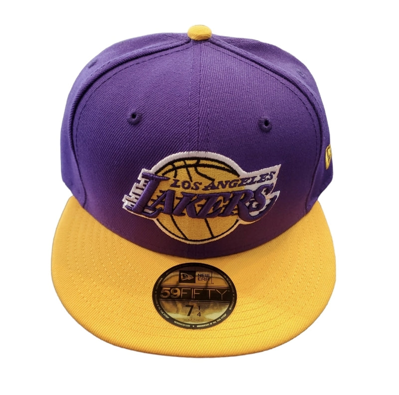 NEW ERA 59Fifty 'Los Angeles Lakers' Fitted (Purple/Yellow) - Fresh N Fitted Inc