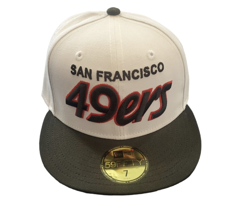 NEW ERA 59Fifty ‘San Francisco 49ers' Fitted (White/Black/Red) - Fresh N Fitted Inc