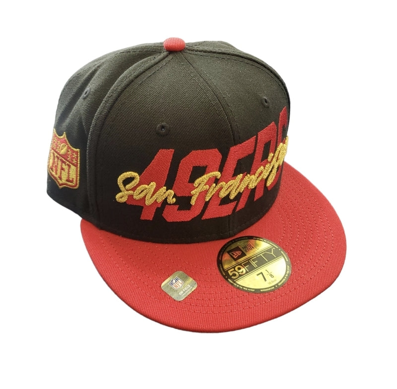 NEW ERA 59Fifty ‘San Francisco 49ers' Fitted (Black/Red/Gold) - Fresh N Fitted Inc