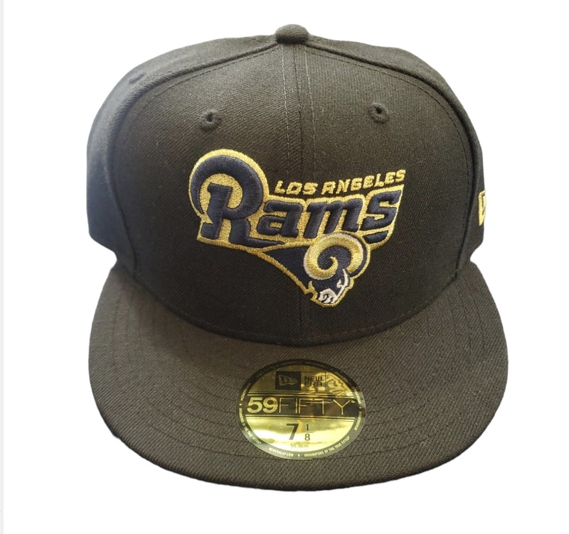 NEW ERA 59Fifty 'Los Angeles Rams' Fitted (Black/Goldl) - Fresh N Fitted Inc