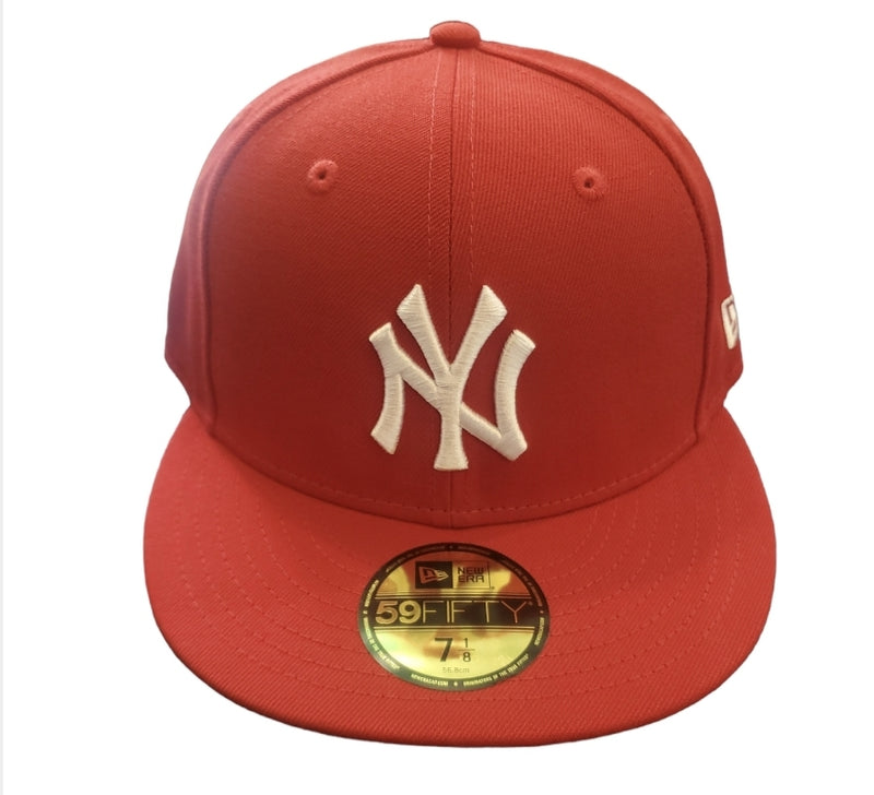 NEW ERA 59Fifty 'New York Yankees' Fitted (Red W/Grey Under Brim) - Fresh N Fitted Inc