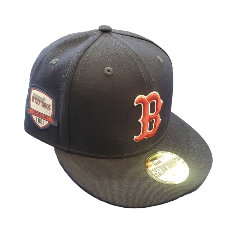 NEW ERA 59Fifty 'Boston Red Sox 1901' Fitted (Navy/Red) - Fresh N Fitted Inc