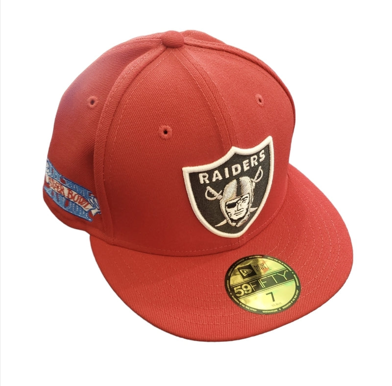 NEW ERA 59Fifty 'Raiders'  Superbowl XVIII Fitted (Red) - Fresh N Fitted Inc
