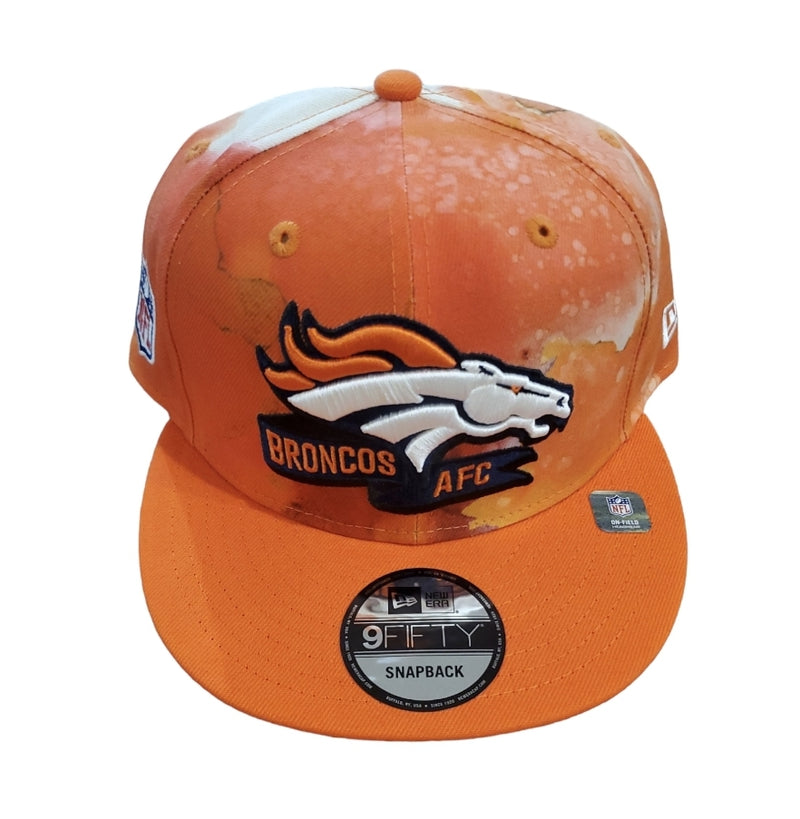 NEW ERA 'Denver Broncs AFC' 9Fifty Snap Back Hat (Orange/White) - Fresh N Fitted Inc