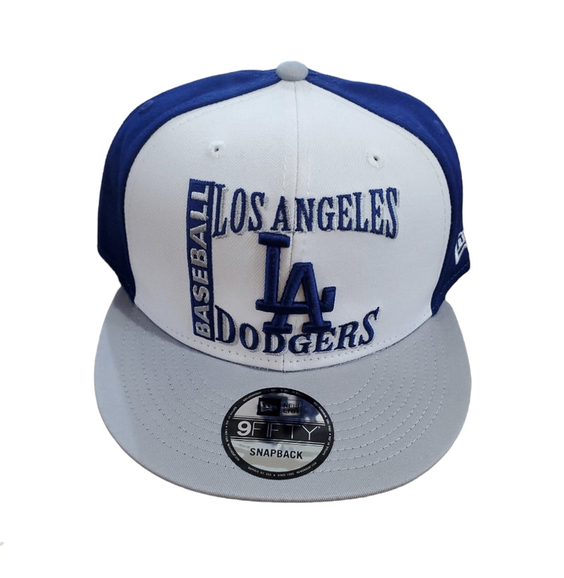 NEW ERA 'Los Angeles Dodgers' 9Fifty Snap Back Hat (Royal Blue/White/Grey) - Fresh N Fitted Inc